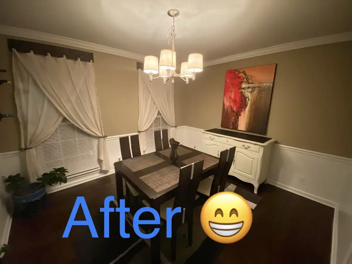 Professional dining room restoration after water damage in Lemay